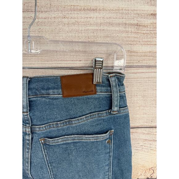 Madewell 10" High Rise Skinny Crop Jeans Womens 29 Blue Medium Wash Denim - Picture 5 of 12